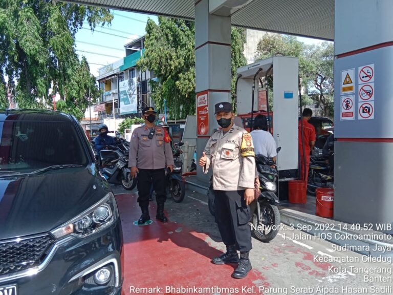 Resmi BBM Berganti Harga, Polres Metro Tangerang Kota Perketat Keamanan SPBU