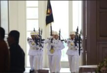 Irjen Sandi Nugroho Resmikan Pataka Sahityadharma Narawata di HUT Ke-73 Humas Polri