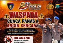 Dirpolairud Polda Sulut Imbau Waspada Cuaca Panas